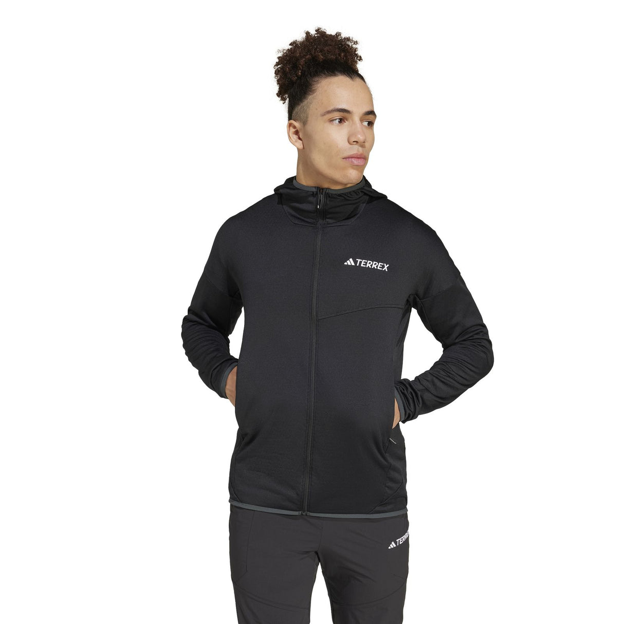 adidas Terrex Xperior CLIMAWARM Light Fleece Hooded Jacket