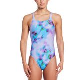 Nike Hydrastrong Multi Print Fastback One-Piece Womens Swimsuit