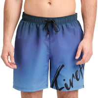 Firefly Lario Typo Shaded Mens Regular-Fit Swim Short