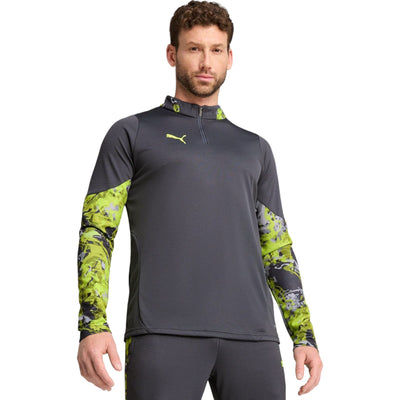 Puma IndividualCUP Mens Half-Zip Long Sleeved Top