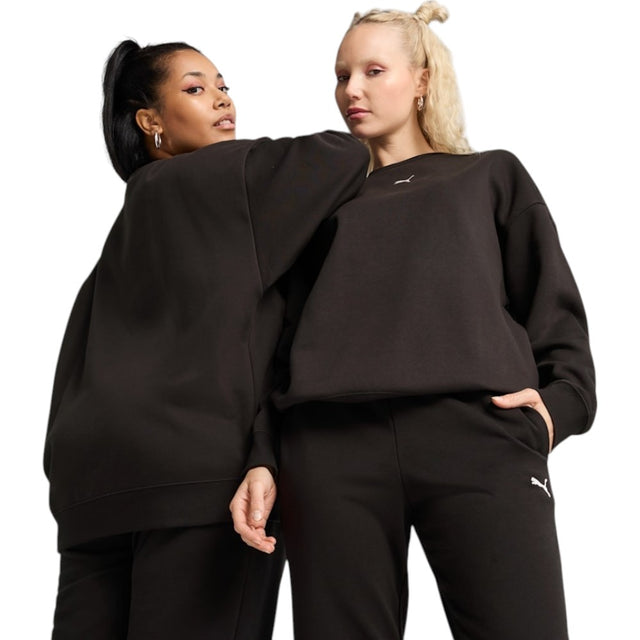 Puma Essentials Oversized Womens Fleece Crew Sweatshirt