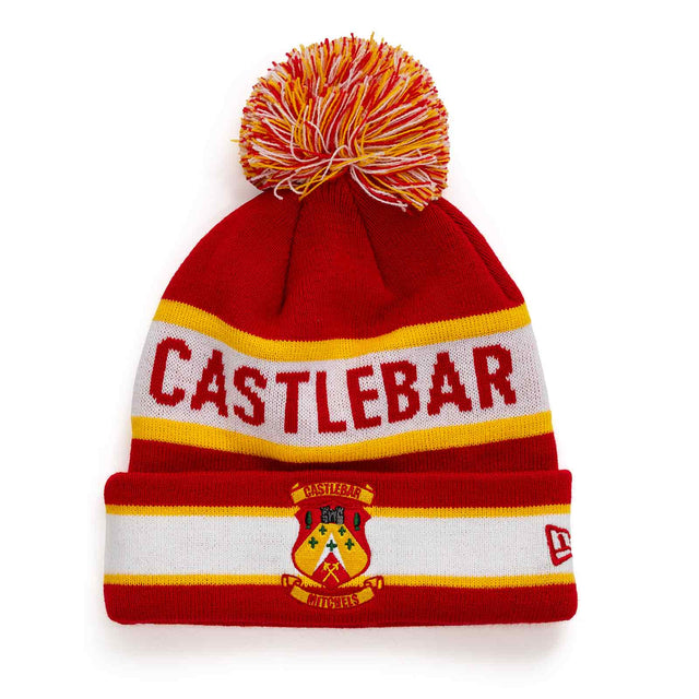 New Era Cbar Mitchels Beanie Hat Red