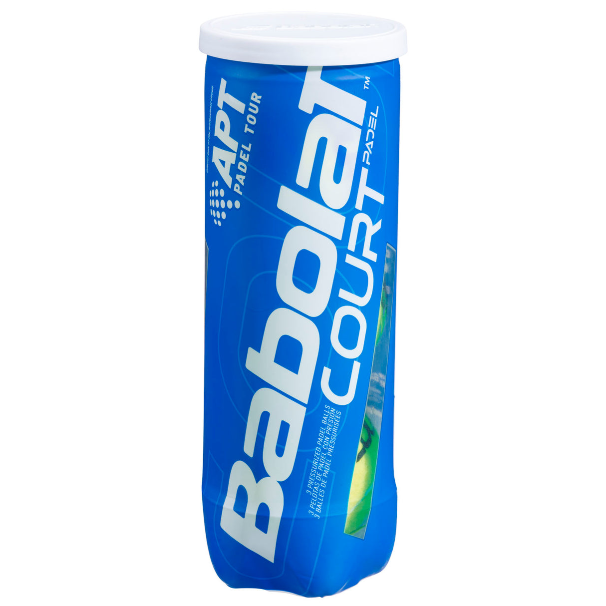 Babolat Court Padel Balls - 3 Pack Packaging View