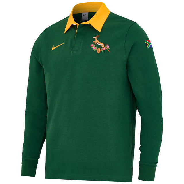 Nike Springboks 2025/26 Long Sleeve Mens Home Jersey