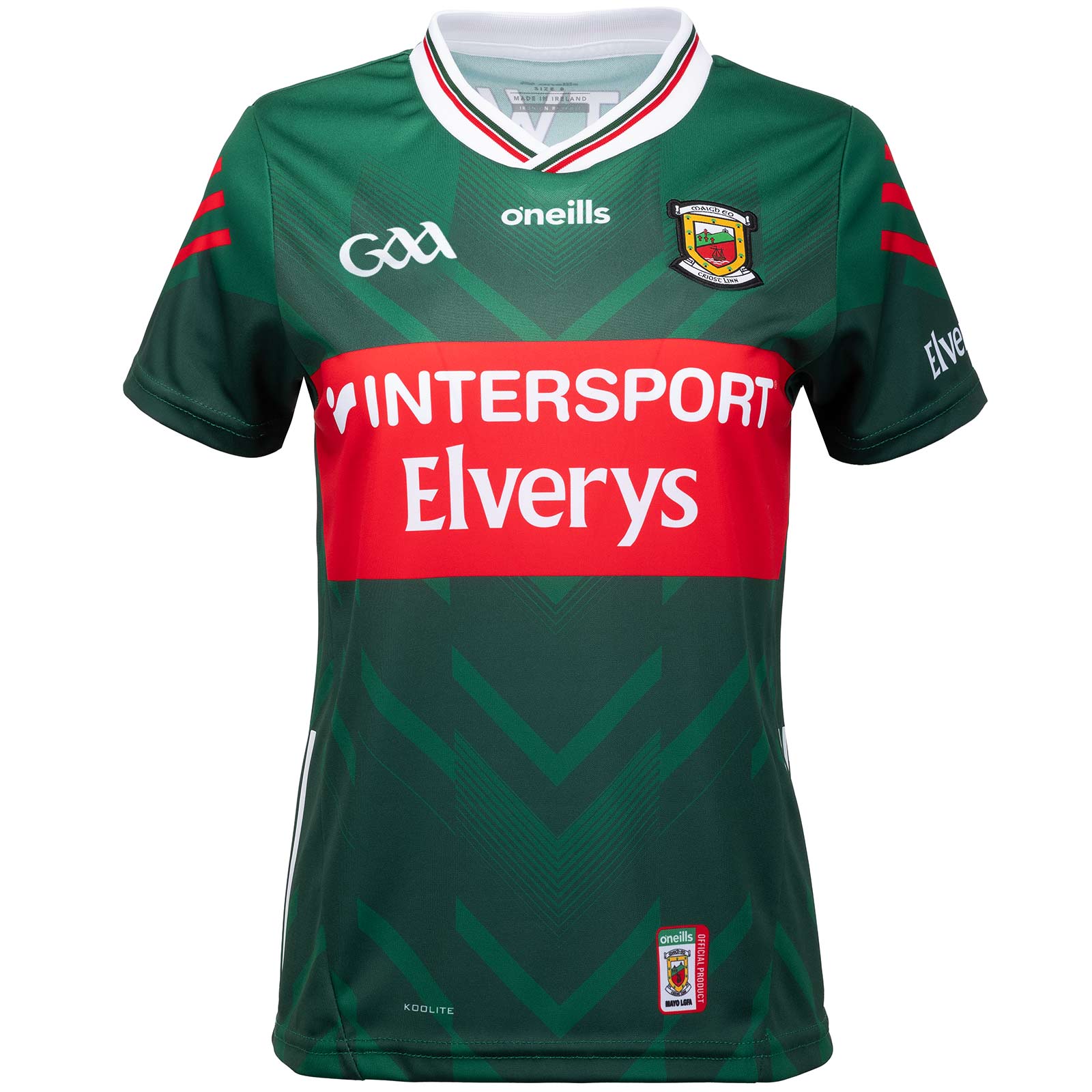 County Jerseys Gaa T Shirts O'Neills Mayo GAA 2025 Womens Fit