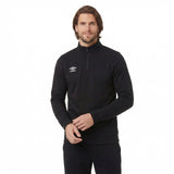 Umbro Mens Half-Zip Long-Sleeved Training Midlayer
