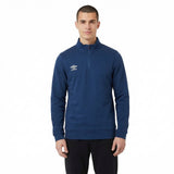 Umbro Mens Half-Zip Long-Sleeved Training Midlayer