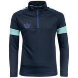 Umbro Formation Football Kids Half-Zip Training Top Front View