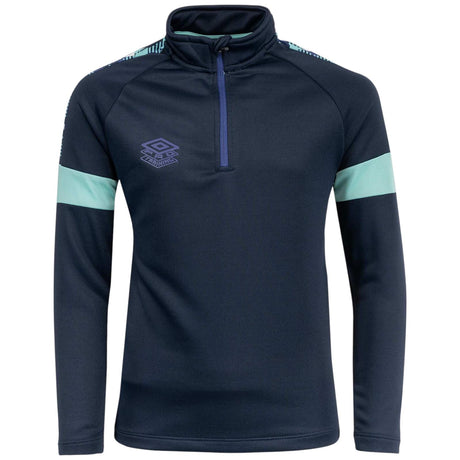 Umbro Formation Football Kids Half-Zip Training Top Front View