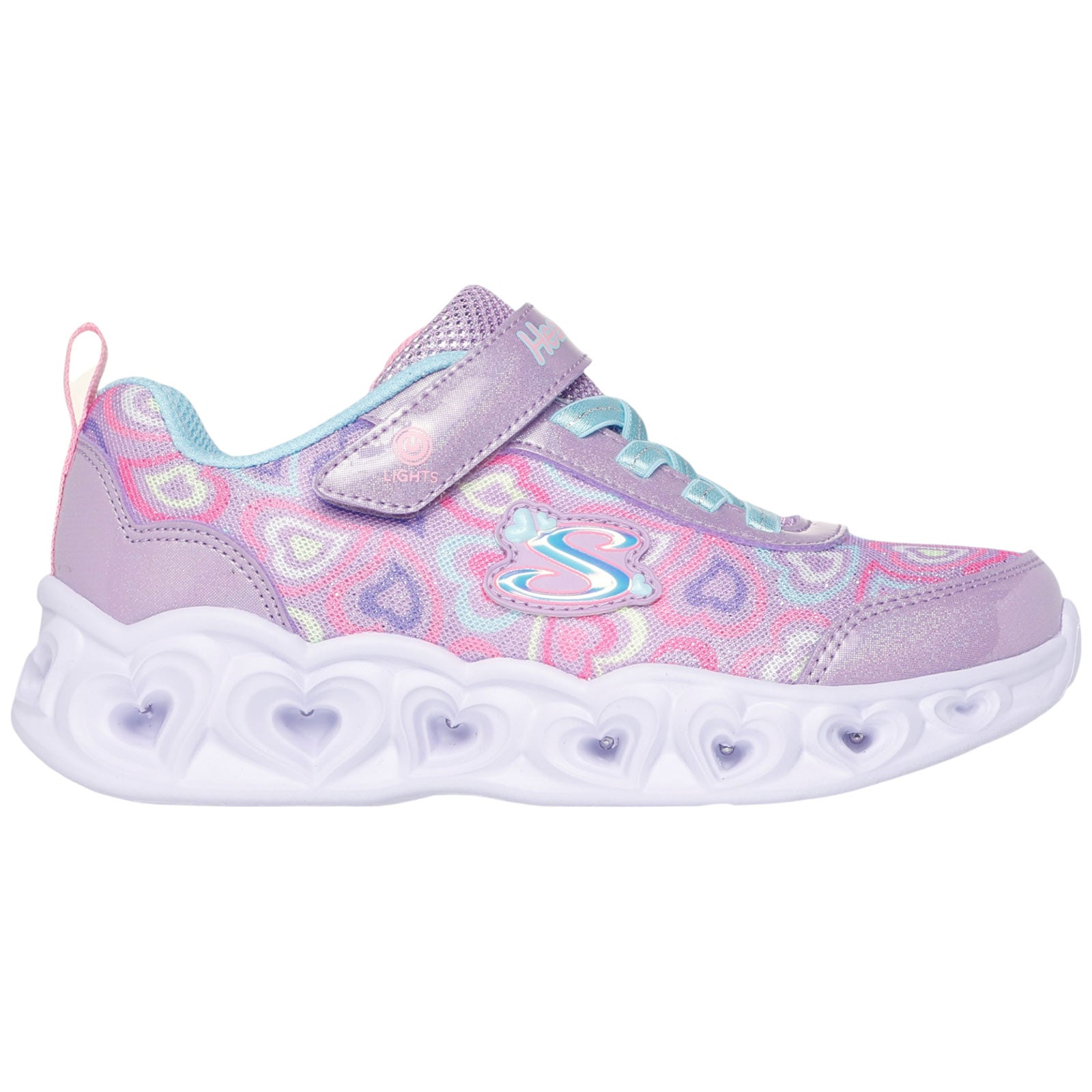 Skechers Heart Lights Boogie Love Girls Shoes