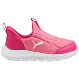 Puma Fun Racer 2 Sliptech Low-Cut Slip On Infant Shoes Pink Outer Full View