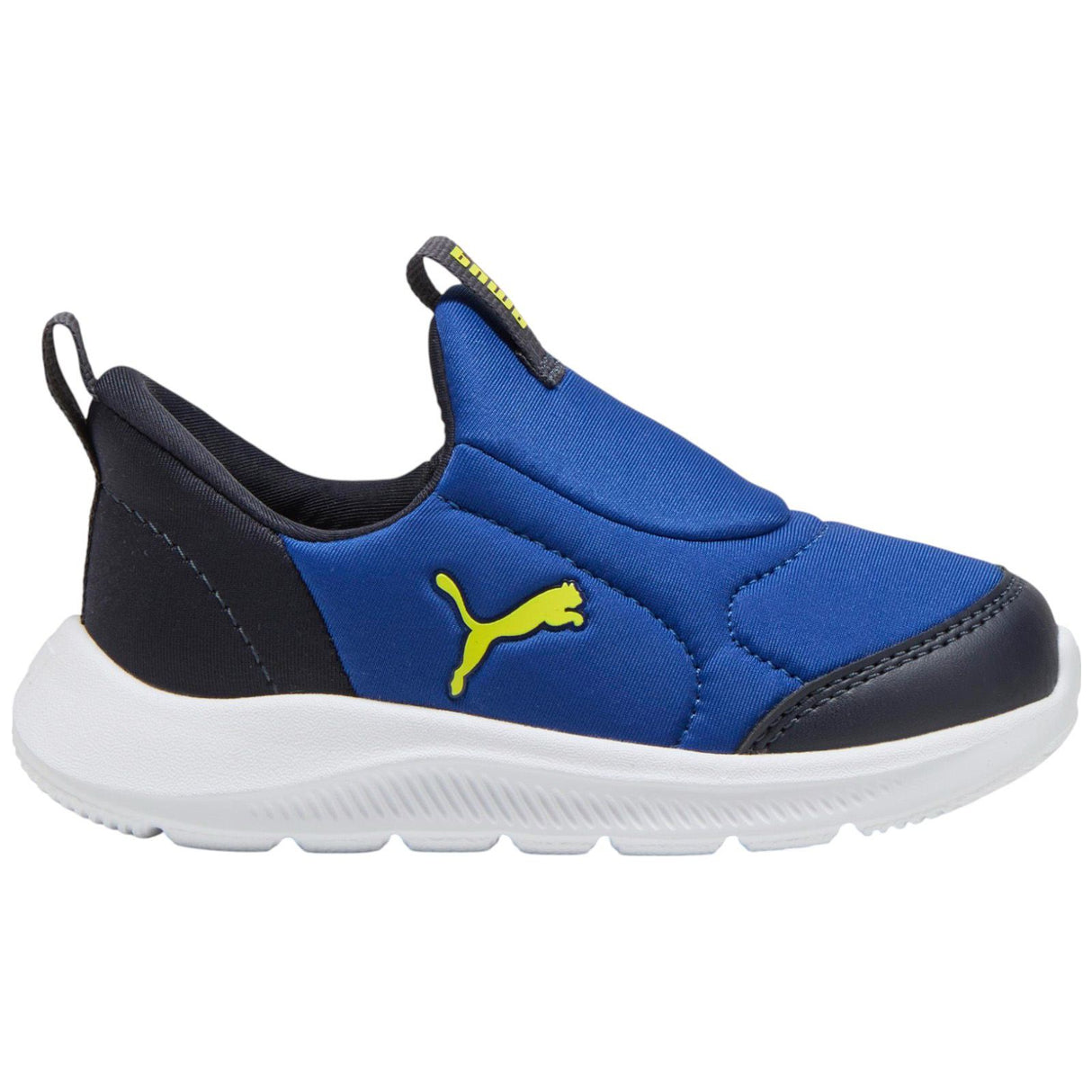 Puma Fun Racer 2 Sliptech Low-Cut Slip On Infant Shoes Blue Outer Full View