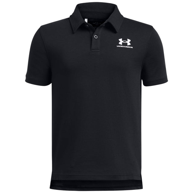 Under Armour Icon Kids Short Sleeved Golf Polo Shirt