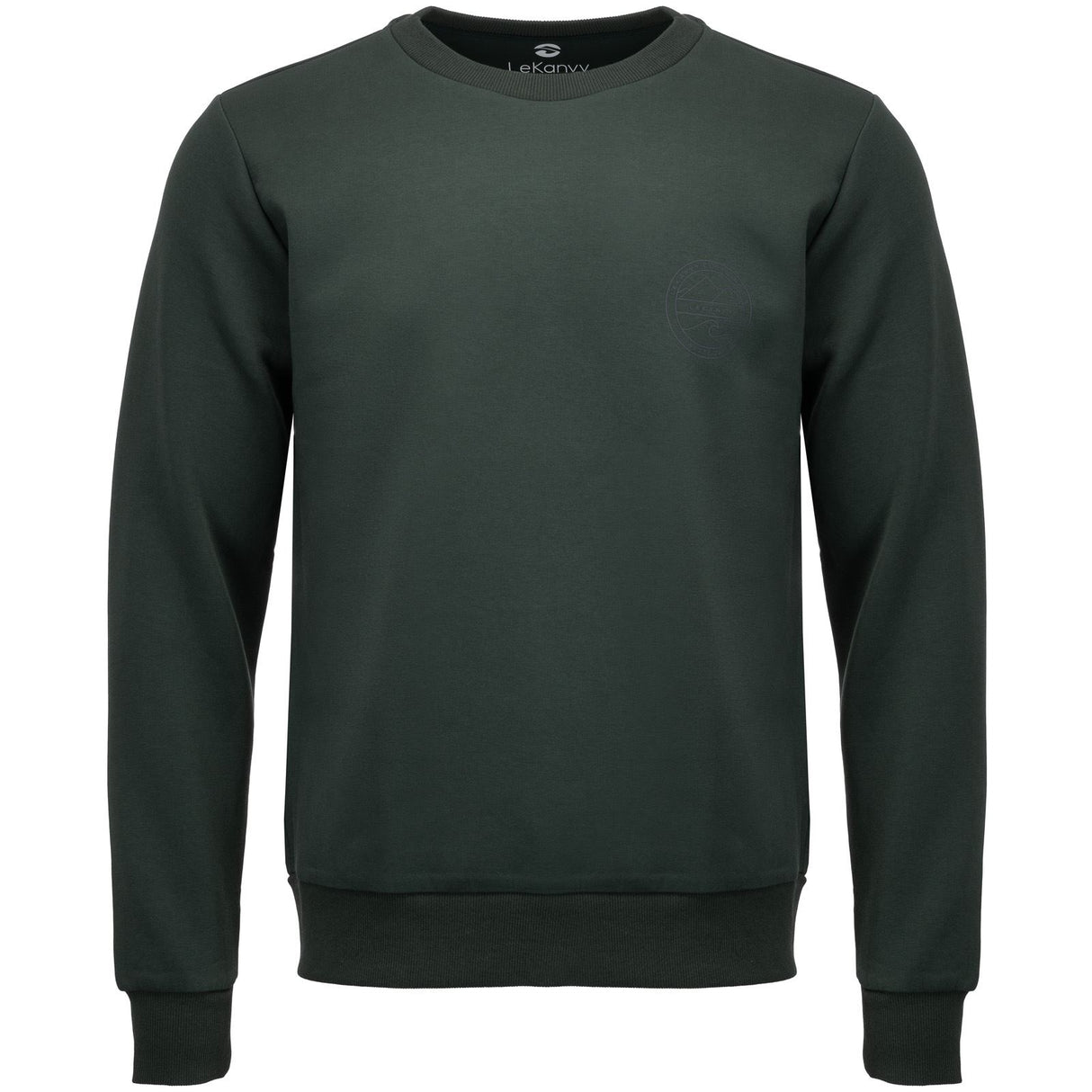 LeKanvy Versatile Unisex Crew Neck Green