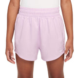 Nike One Big Kids' (Girls') Dri-Fit High-Waisted Woven Training Shorts