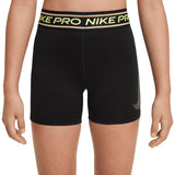 Nike Girls NP DF 3IN SHORT SPORT PCK Blk