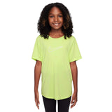 Nike One Fitted Big Kids' (Girls') Dri-Fit Short-Sleeve Top