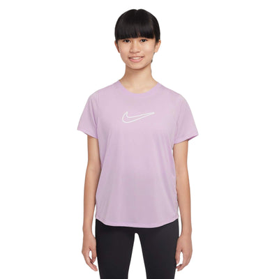 Nike One Fitted Kids Dri-Fit Short-Sleeve Top