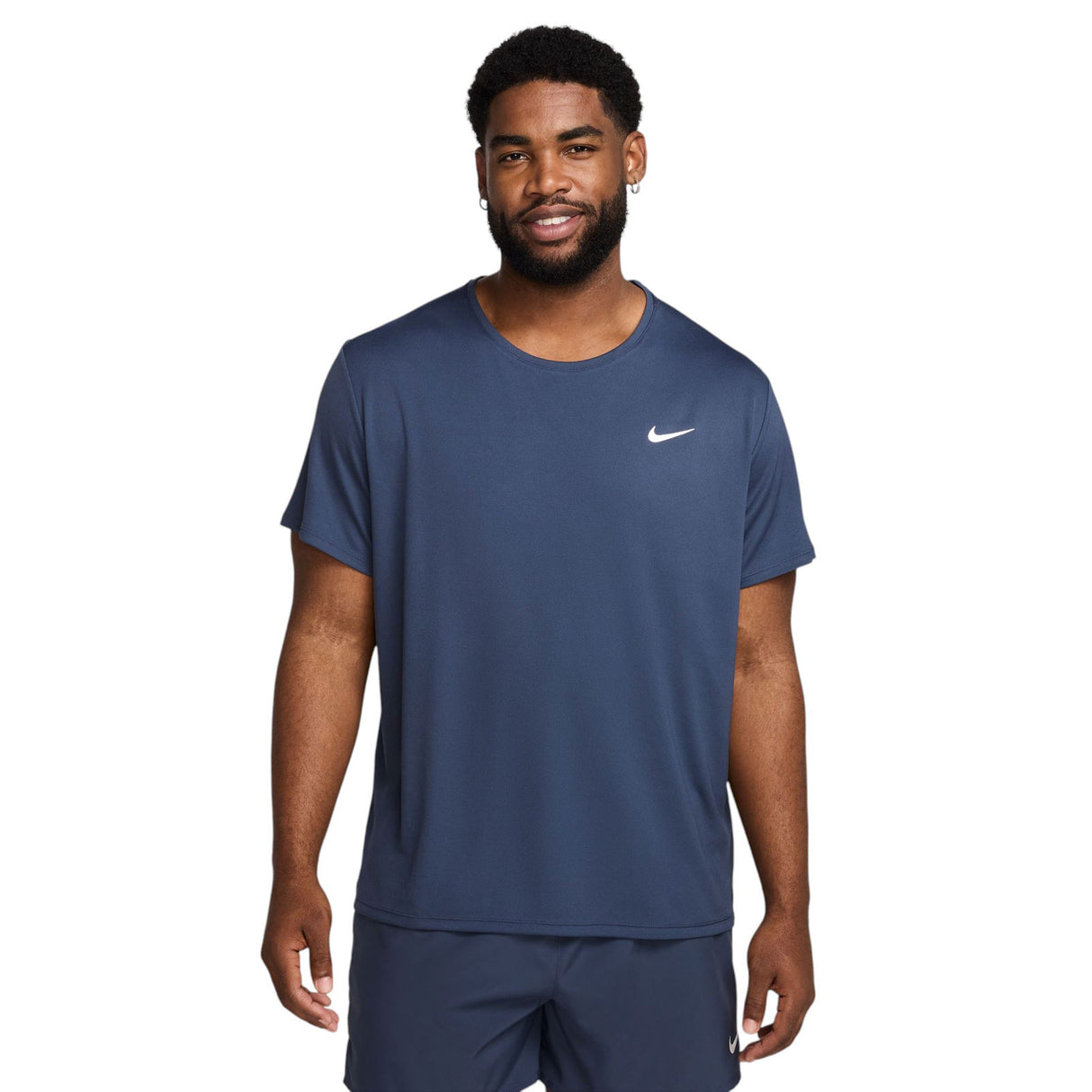 Nike Miler Mens Dri-Fit Uv Short-Sleeve Running Top