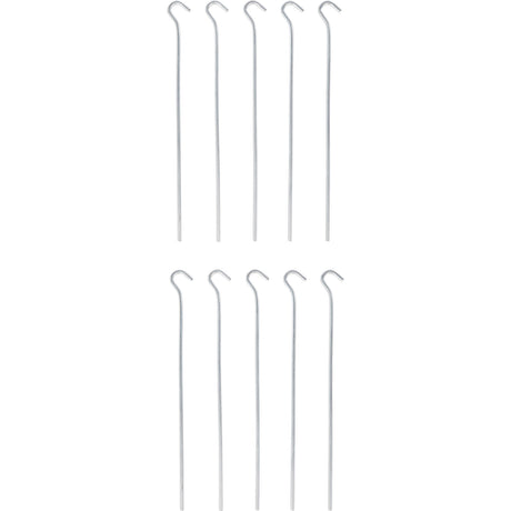 McKinley Steel Tent 25cm Pegs - 10 Pack