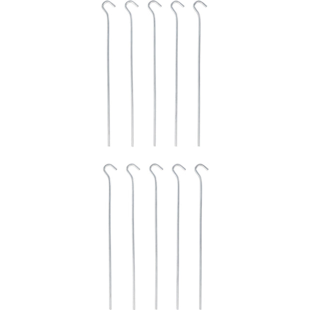McKinley Steel Tent 25cm Pegs - 10 Pack