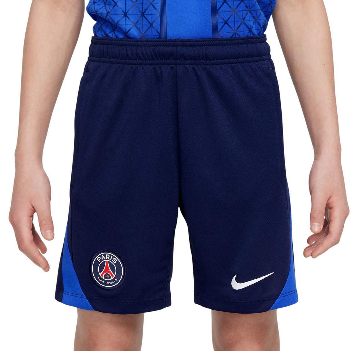 Nike Paris Saint-Germain Strike Kids Dri-FIT Soccer Knit Shorts - Front