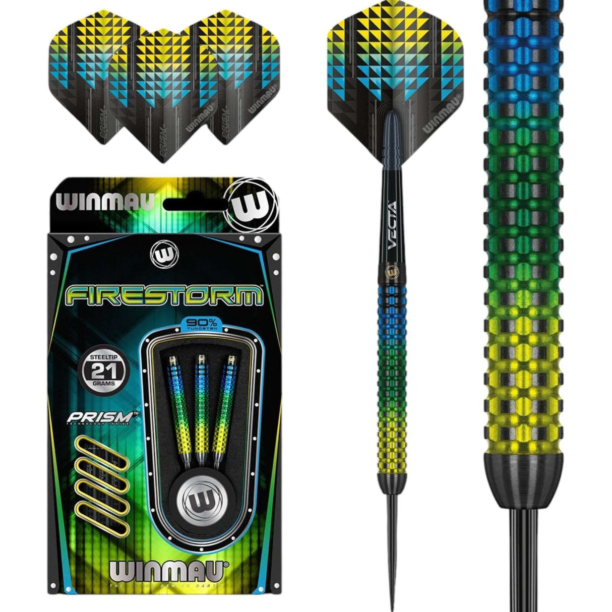 Winmau Firestorm 90% Tungsten Alloy 21G Darts
