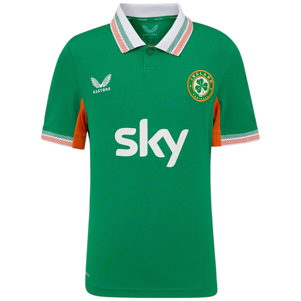 Castore FAI Ireland Football WNT 2025/26 Kids Home Jersey