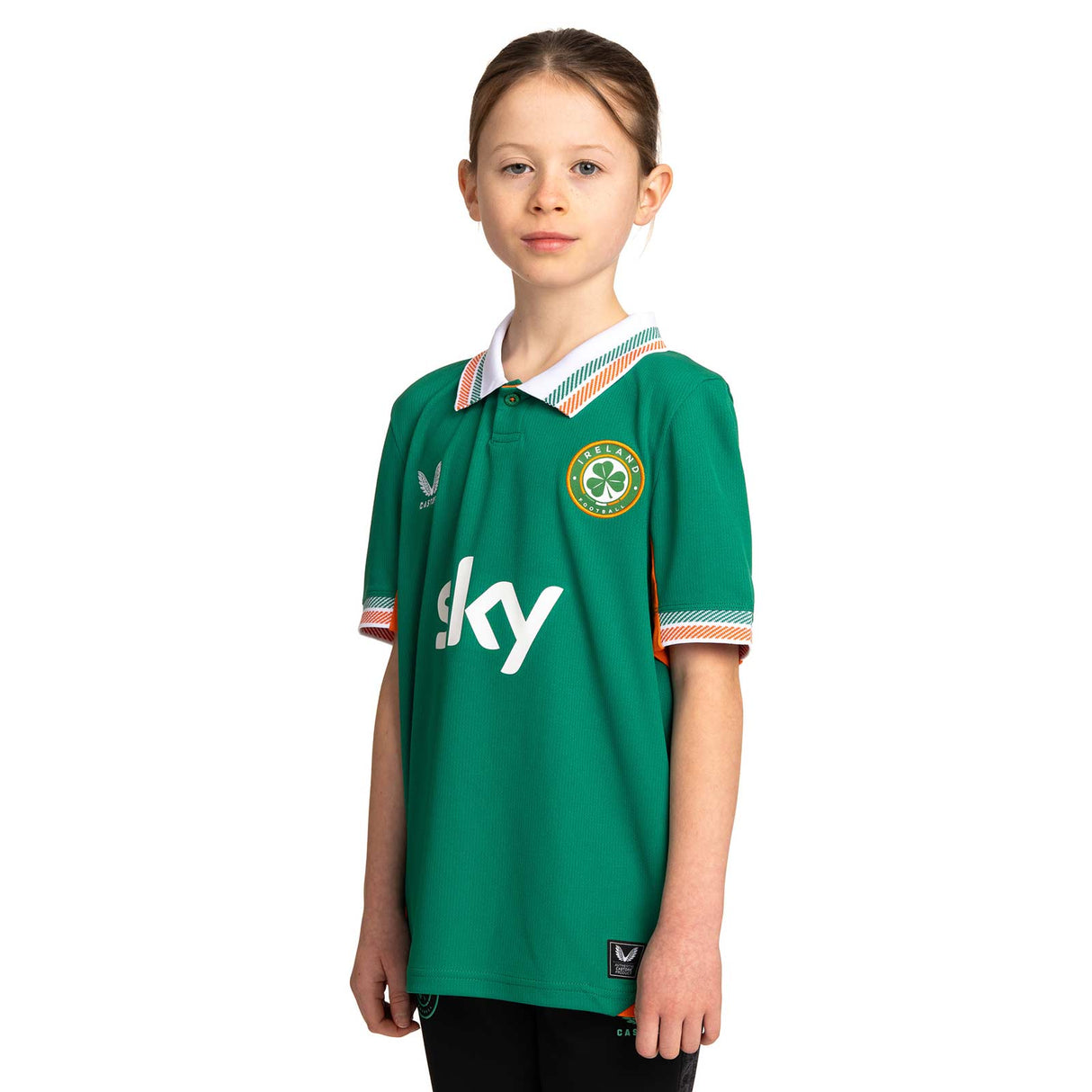 Castore FAI Ireland Football WNT 2025/26 Kids Home Jersey