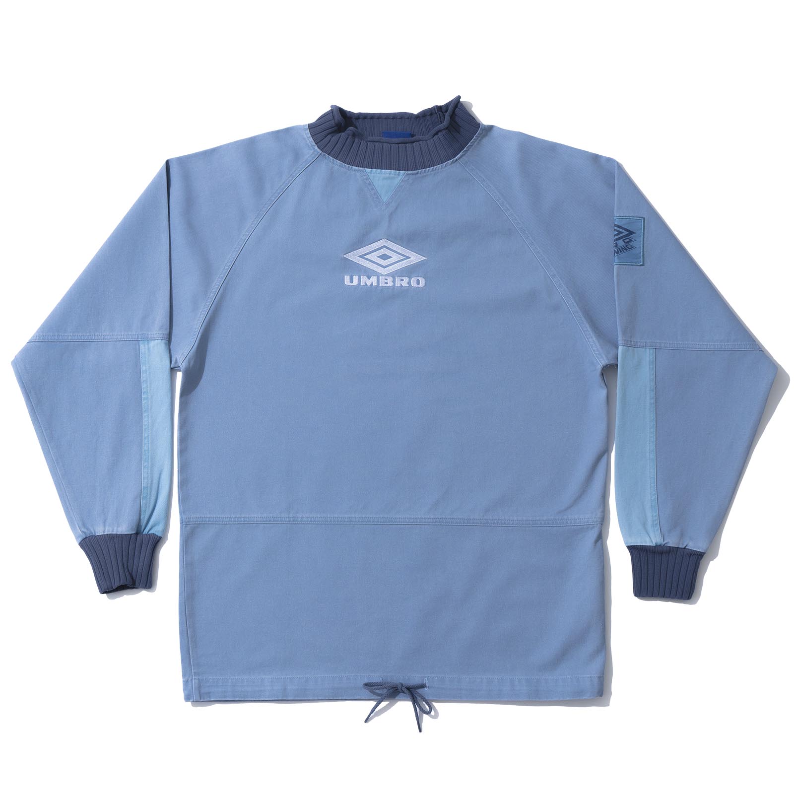 トップス UMBRO XLARGE DRILL TOPS Umbro Men's Long Sleeve Drill Sweatshirt, Black/White XX