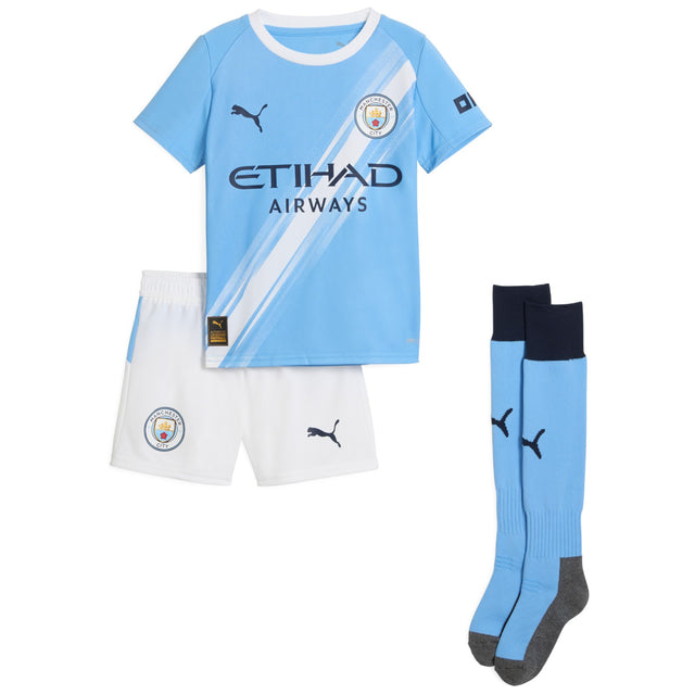Puma Manchester City Football 2025/26 Kids Home Kit