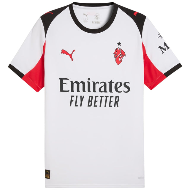 Puma AC Milan Football 2025/26 Adults Short Sleeved Away Jersey