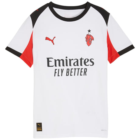 Puma AC Milan Football 2025/26 Adults Short Sleeved Away Jersey