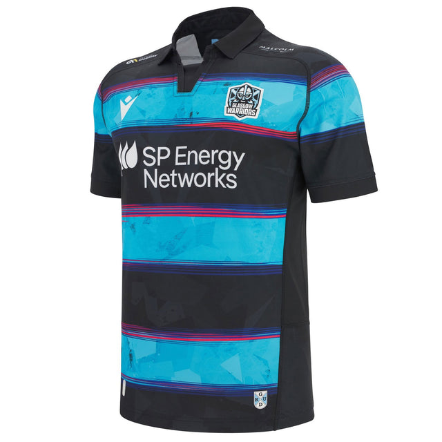 Macron Glasgow Warriors Rugby 2025/26 Kids Euro Replica Shirt