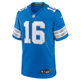 Nike Lions Home Jersey Goff 16 Blue