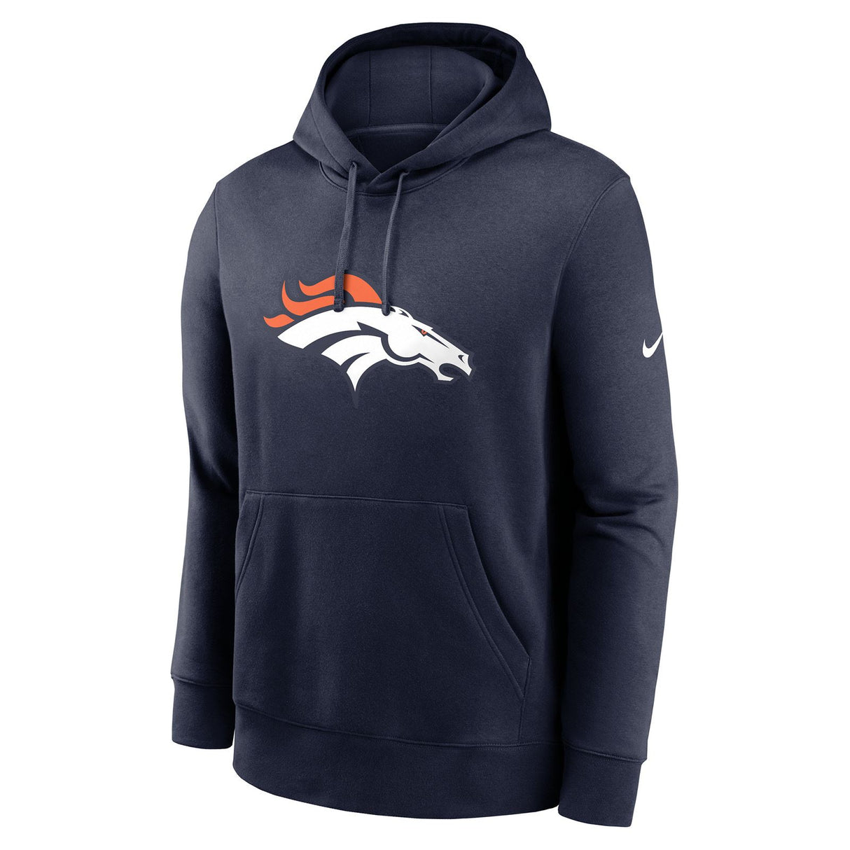 Nike Broncos Club Logo Hoodie Navy