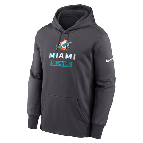 Nike Dolphins Therma Hoodie Grey