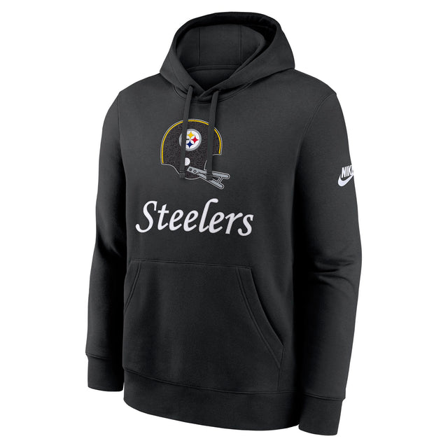 Nike Steelers Rewind Club Hoodie Black