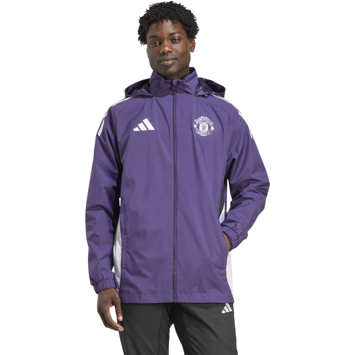 adidas Man Utd Football 2025/26 Adults All-Weather Jacket
