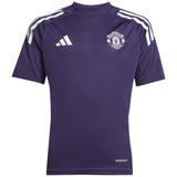 adidas Manchester United Football 2025/26 Kids Short Sleeved Training Jersey Front View