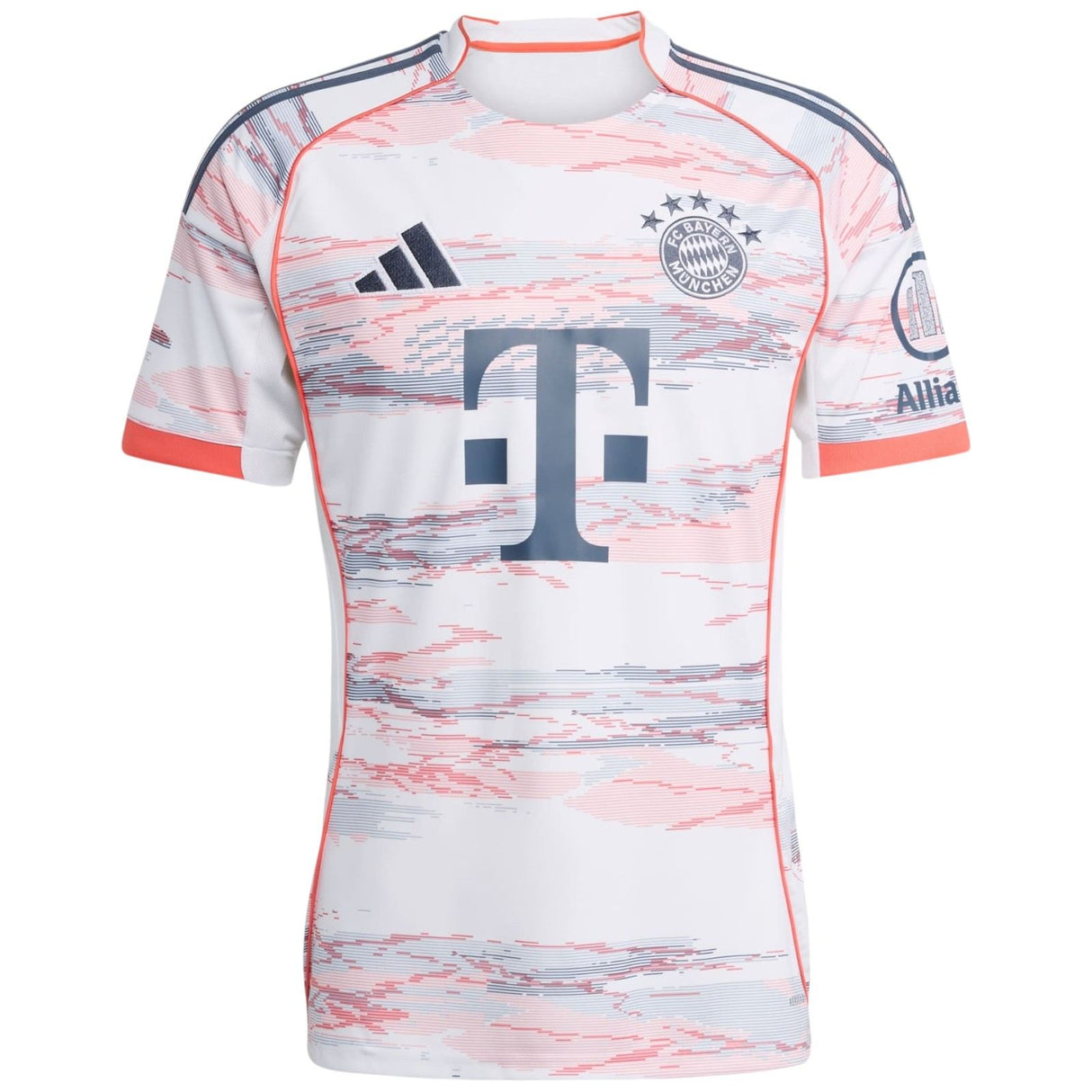 adidas FC Bayern Football 2025/26 Mens Away Jersey Front View
