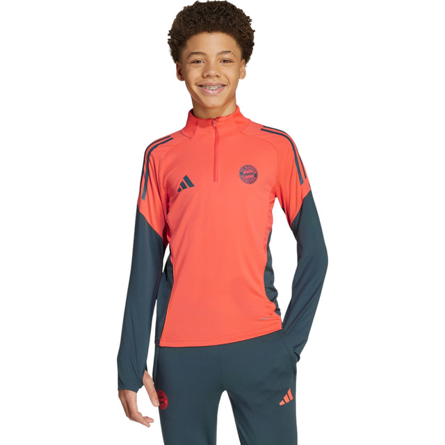 adidas FC Bayern Football 2025/26 Kids Half-Zip Training Top
