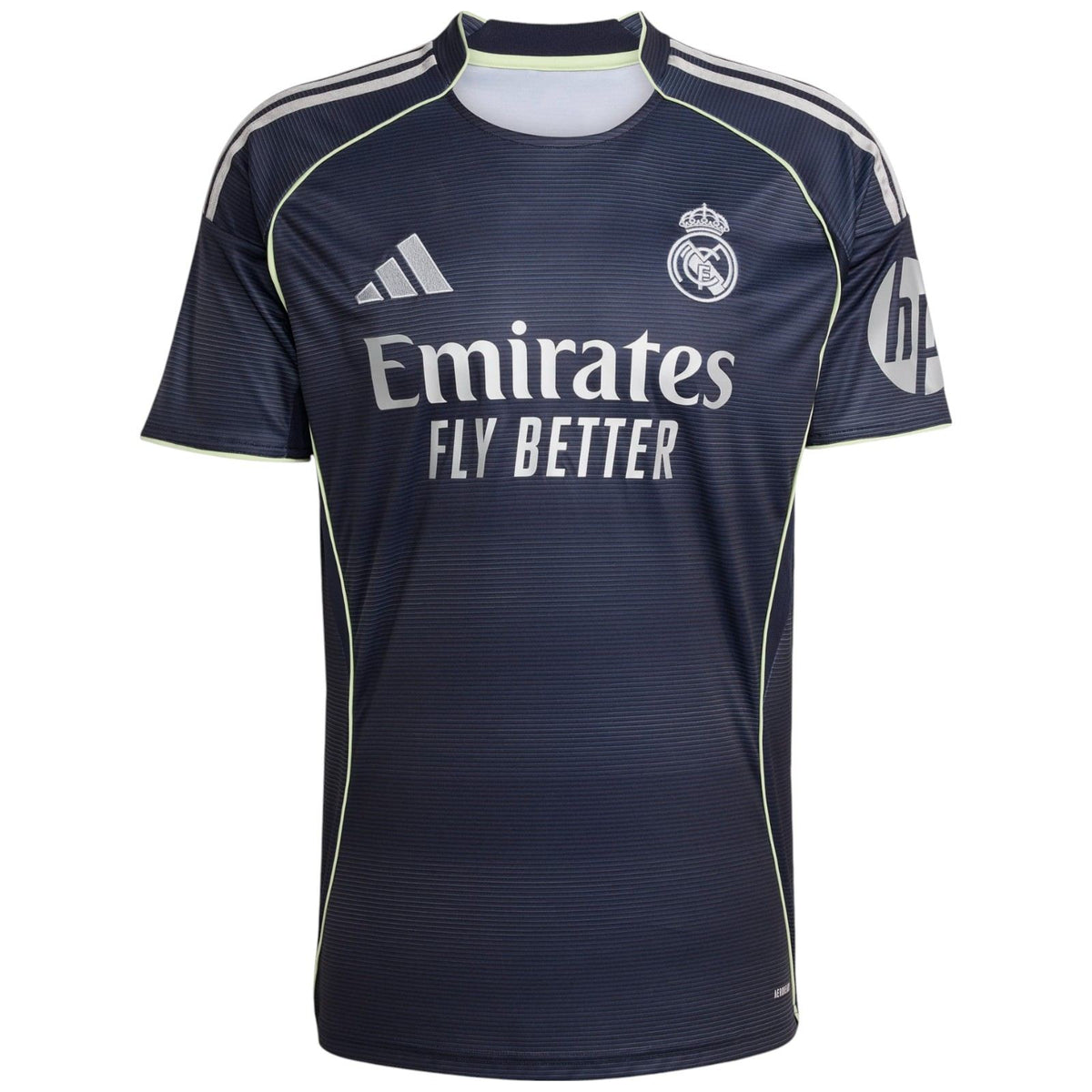 adidas Real Madrid Football 2025/26 Adults Short Sleeved Away Jersey Front View