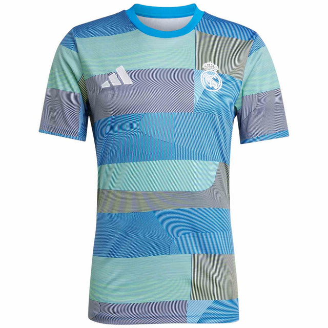 adidas Real Madrid Football 2025/26 Adults Pre-Match Jersey Front View