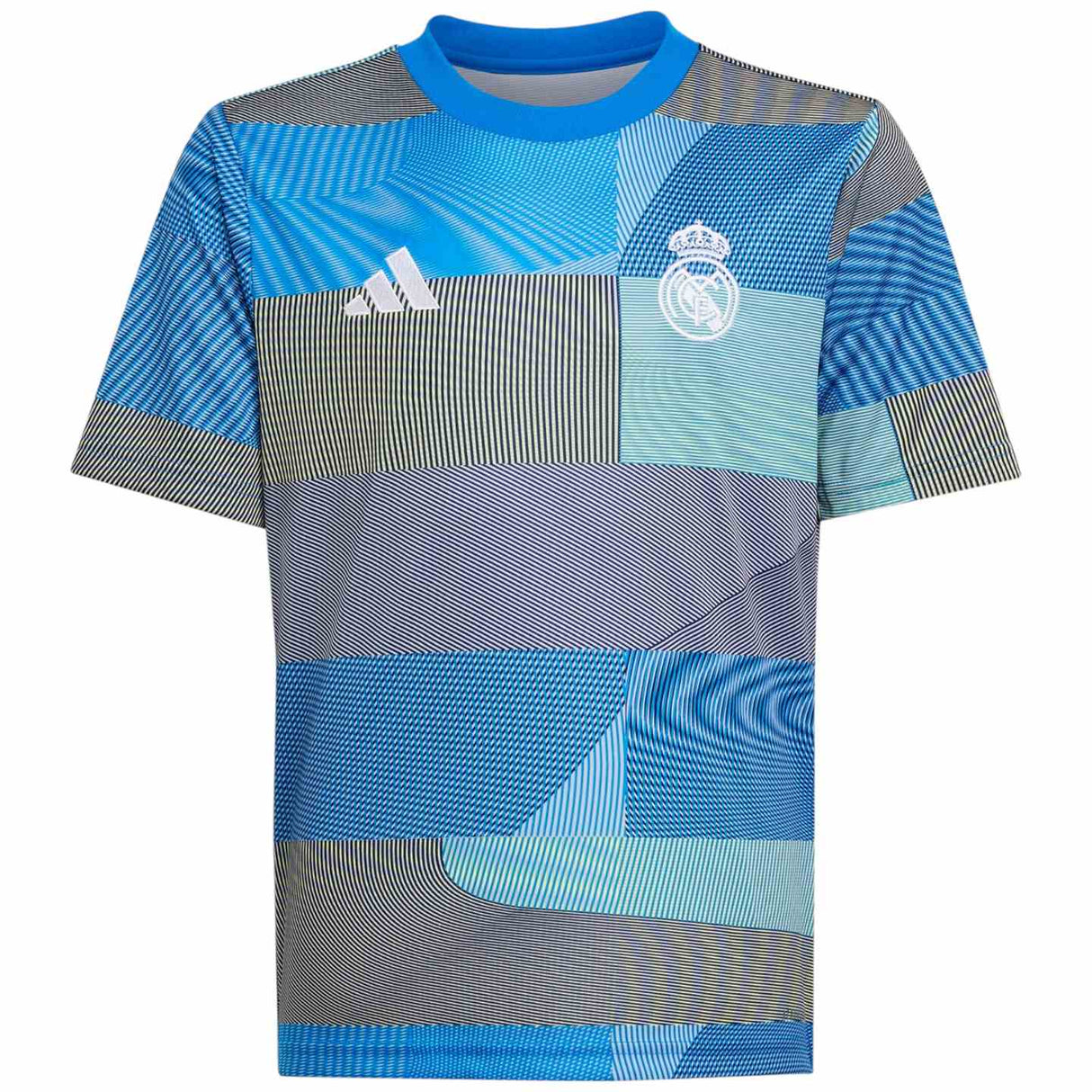 adidas Real Madrid Football 2025/26 Kids Pre-Match Jersey Front View