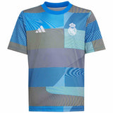 adidas Real Madrid Football 2025/26 Kids Pre-Match Jersey Front View