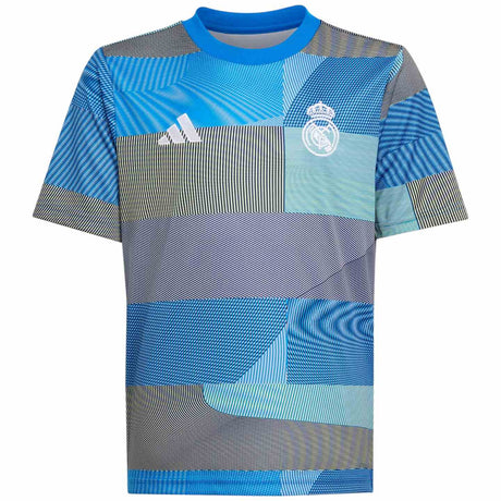 adidas Real Madrid Football 2025/26 Kids Pre-Match Jersey Front View