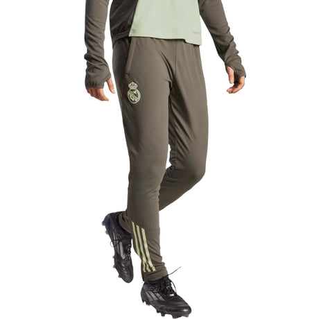 adidas Real Madrid Football 2025/26 Adults Training Pant Model Front Side View