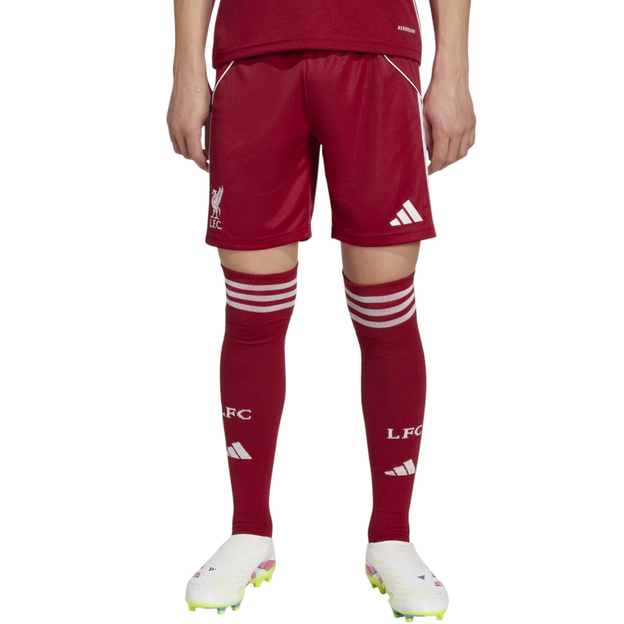 adidas Liverpool Football 2025/26 Kids Home Shorts