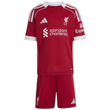 adidas Liverpool Football 2025/26 Mini Kids Home Kit